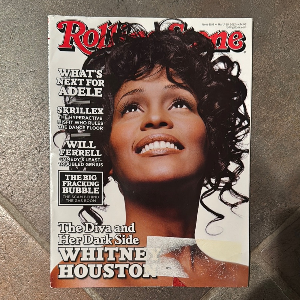Rolling Stone Magazine Cover - Whitney Houston